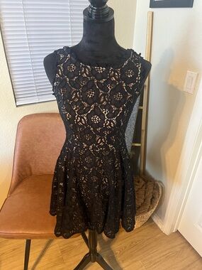 City Studio | Dresses | City Studio Womens Green Tiebelt Straps Lined  Spaghetti Strap Dress Juniors 2 | Poshmark